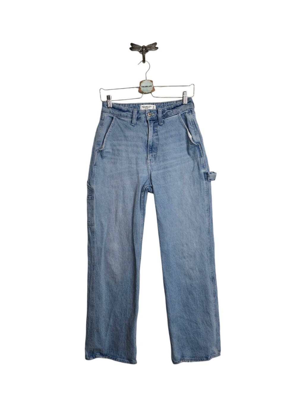 Abercrombie & Fitch Curve Love The '90s Relaxed Jean High Rise Carpenter 27/4s